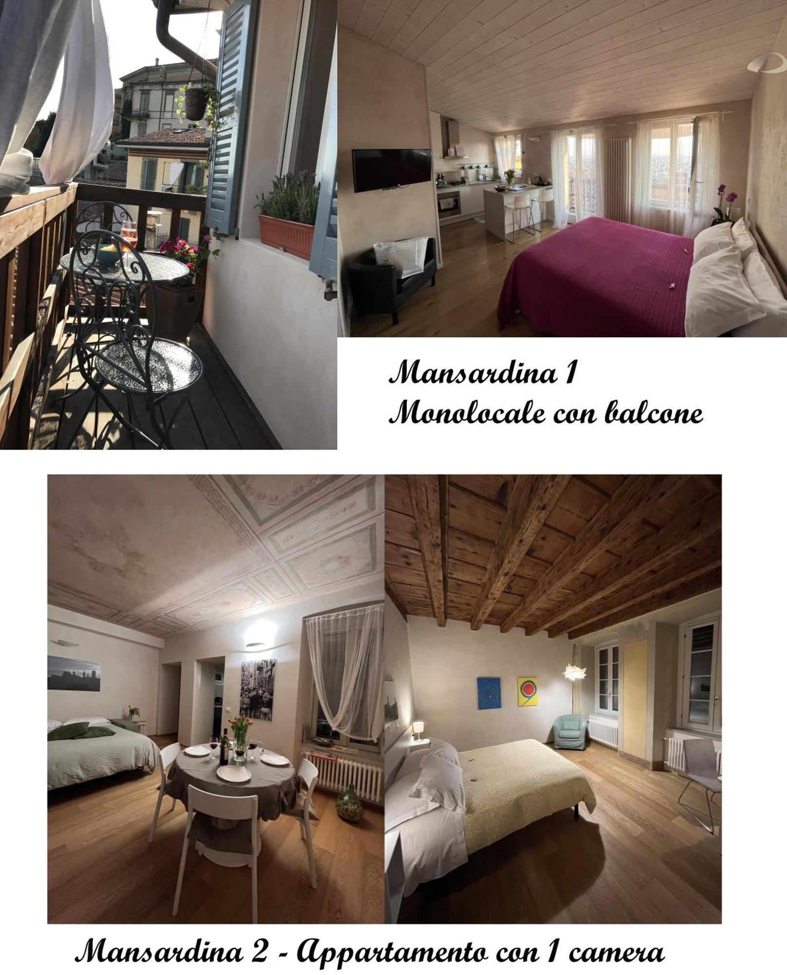 Livinn Bergamo La Mansardina1 E La Mansardina2 Extérieur photo